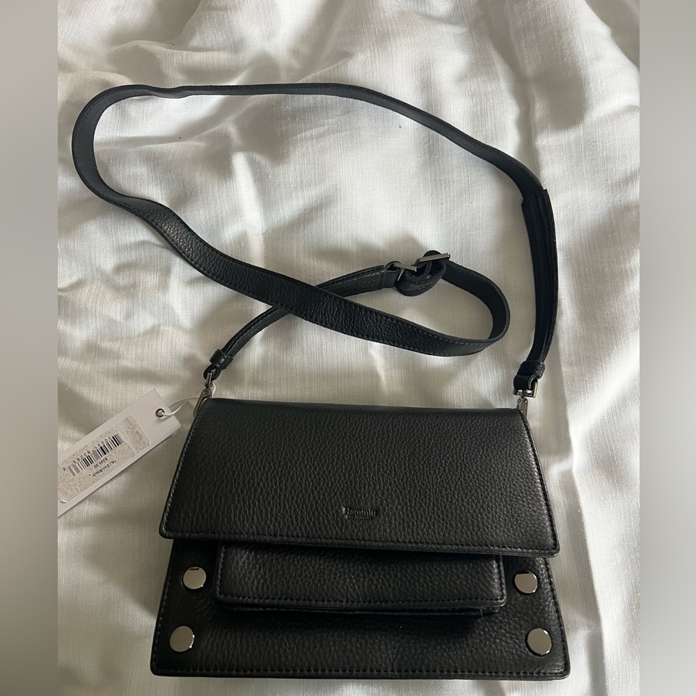 Hammitt AJ Small Flap Leather Crossbody Bag